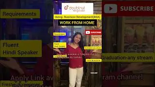 Doubtnut Hiring WORK FROM HOME 