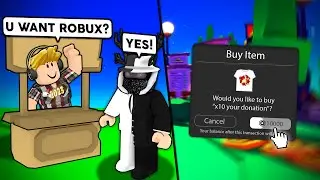 Confronting SCAMMERS in Roblox Pls Donate...