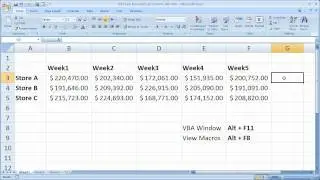 Excel Macro VBA Tip 17 - Find Last Row and Last Column with VBA