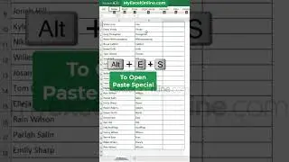 Convert Formulas to Values in Excel 🤩 #shorts #myexcelonline #excel #msexcel