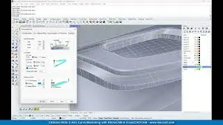 CAMJam #326: 3 Axis Curve Machining in RhinoCAM and VisualCADCAM