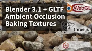 Blender GLTF ambient occlusion export to WebGL for BabylonJS and ThreeJS