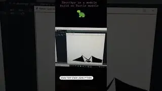 Tony stark sketch using python programming | Turtle Module Tutorial | Sketchpy Module Project 