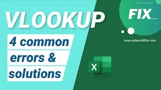 VLOOKUP Function - Common Errors and Solutions