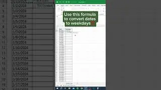 Convert Date in Excel‼️ #excel