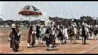 1959 EMIR OF KATSINA SIR USMAN NAGOGO AT NIGERIAS DURBAR