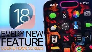 iOS 18   Every NEW Lock Screen & Home Screen Feature !