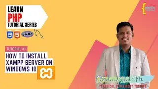 Learn PHP in Tamil | #1 How to Install XAMPP & Create a Local Server on Windows 10 in 2023 [TAMIL]