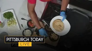 Sampling food from this year's Original Pittsburgh Taco Festival