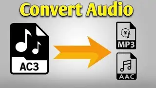 Convert AC3 to ACC, MP3, WAV Audio Format | Convert to any Codec | Mx Player AC3 Not Support Problem