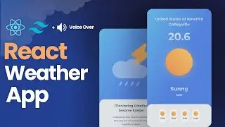 React Weather App | Dynamic Weather App with Tailwind CSS & TypeScript