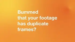 Duplicate Frame Remover for After Effects