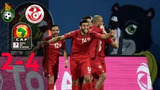 Zimbabwe  🇿🇼 (2-4) Tunisia 🇹🇳 afcon 2017 full match