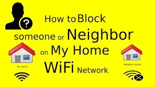 ✓How to block someone or neighbor on my home WiFi network router | Hindi