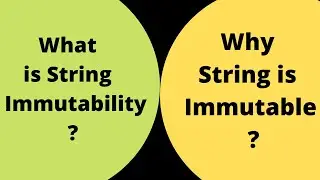 What is meant by string is immutable? | Why string is immutable Explain with the help of example? ✅