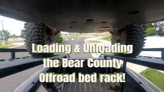 Loading and unloading the Bear Country Offroad Truck Bed Rack