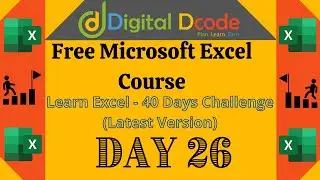 Microsoft Excel Free Training | Excel LEN & TRIM Function | How to Remove Unwanted Space from Cells?