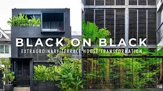 Black on Black | Terrace House Transformation | Malaysia's Extraordinary Architecture Tour