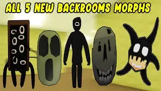 UPDATE - How To Find ALL 5 NEW BACKROOMS MORPHS  in Find The Backrooms Morphs