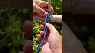 Absolutely the BEST and Easiest Pole and Bamboo Lashing Knot!!
