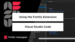 Using the Fortify Extension on Visual Studio Code