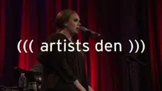 Adele: Live from the Artists Den - Trailer