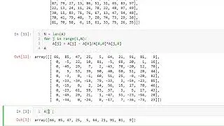 Forward Elimination in Python