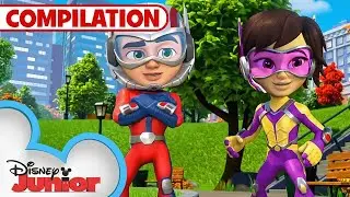 Ant-Man and the Wasp Best Moments! 🐜🐝 | Marvels Spidey and his Amazing Friends | @disneyjunior​