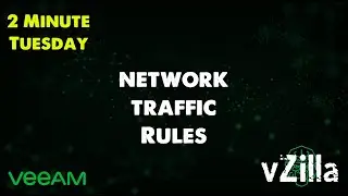 #2MinTuesday - Veeam Network Traffic Rules