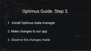 How to Define the Global State of the App - DHTMLX Optimus Tutorial