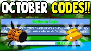 *EVERY* OCTOBER CODE!! (REDEEM NOW) | Build a Boat for Treasure ROBLOX