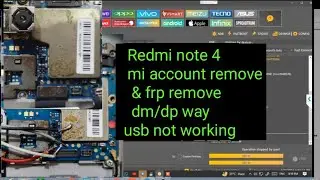 Redmi note 4 mi account remove unlocktool and frp remove bypass dm dp way usb not working #redmi4mi