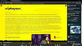 Videoyun - Cyberpunk 2077 Ertelenmesi Hakkında Konuşuyor