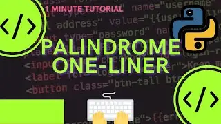 Interview Question: Palindrome Number In one line in Python 