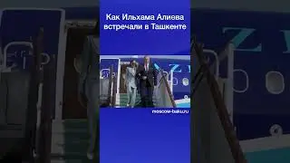 Как Ильхама Алиева встречали в Ташкенте