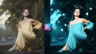 PicsArt Moody Blue Photo Editing Tutorial | Dark Blue Editing PicsArt| Urban editz
