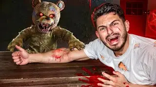 Evil Stuffed Animal Bit Me!!