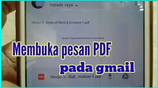 Cara membuka pesan pdf pada gmail