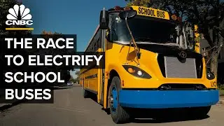 The Race To Electrify America’s School Buses