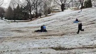 BBA Tandem Sledding, Reinheimer Park, January 7, 2024