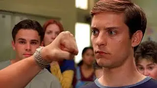 Peter Parker vs Flash - School Fight Scene - Spider-Man (2002) Movie Clip HD