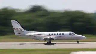 Cessna Citation II Take Off out of Hickory Regional Airport