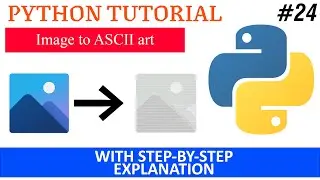 Image to ASCII art | Python Tutorial