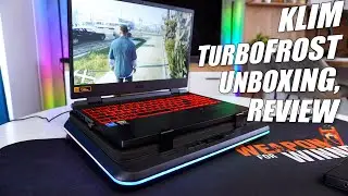 KLIM TurboFrost- RGB Laptop Cooling Pad- Unboxing, Review, Temp Test