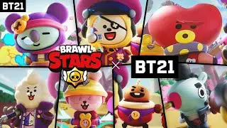 Brawl Stars x BT21 Skins are HERE!