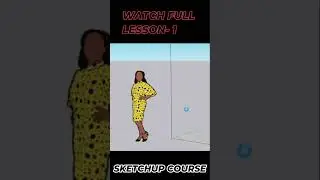 SketchUp Tutorial For Beginners - Welcome screen.