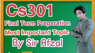 Cs301 important Topic Final term|Cs301 final term preparation 2022||Cs301 final term preparation||