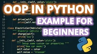 Python Object Oriented Programming (OOP) -  Example for Beginners