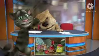 Talking tom and ben news fight