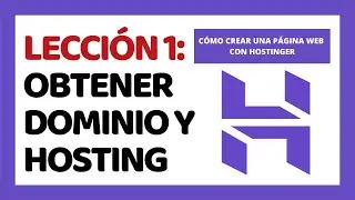 Cómo Crear una Página Web en Hostinger 2024 ✅ Obtener Dominio y Hosting 🔴 LECCIÓN #1